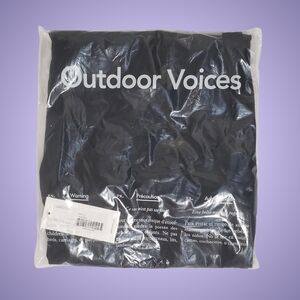 Outdoor Voices Court Dress Women Large Black NWT